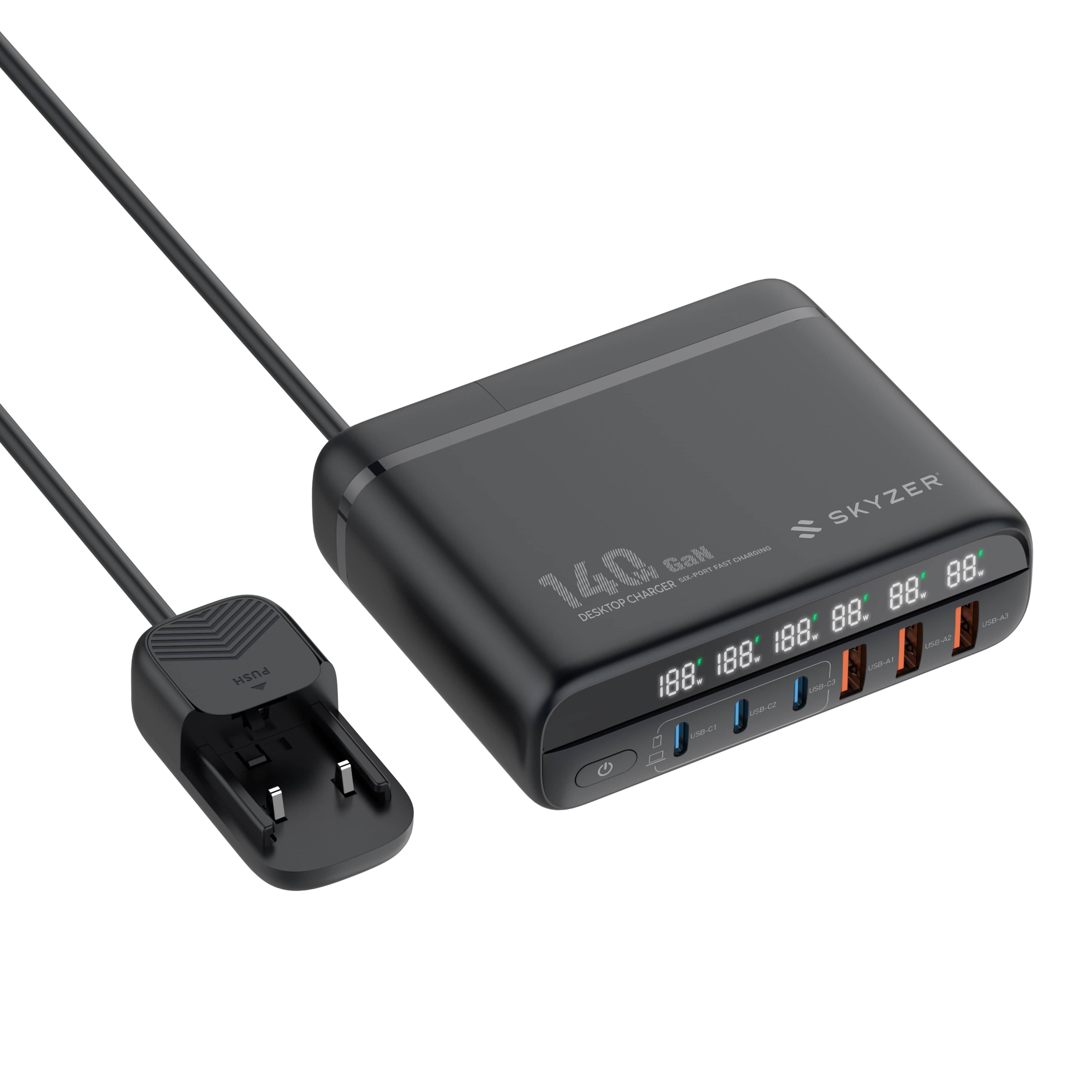 Skyzer PD171 GAN140W Desktop Charger