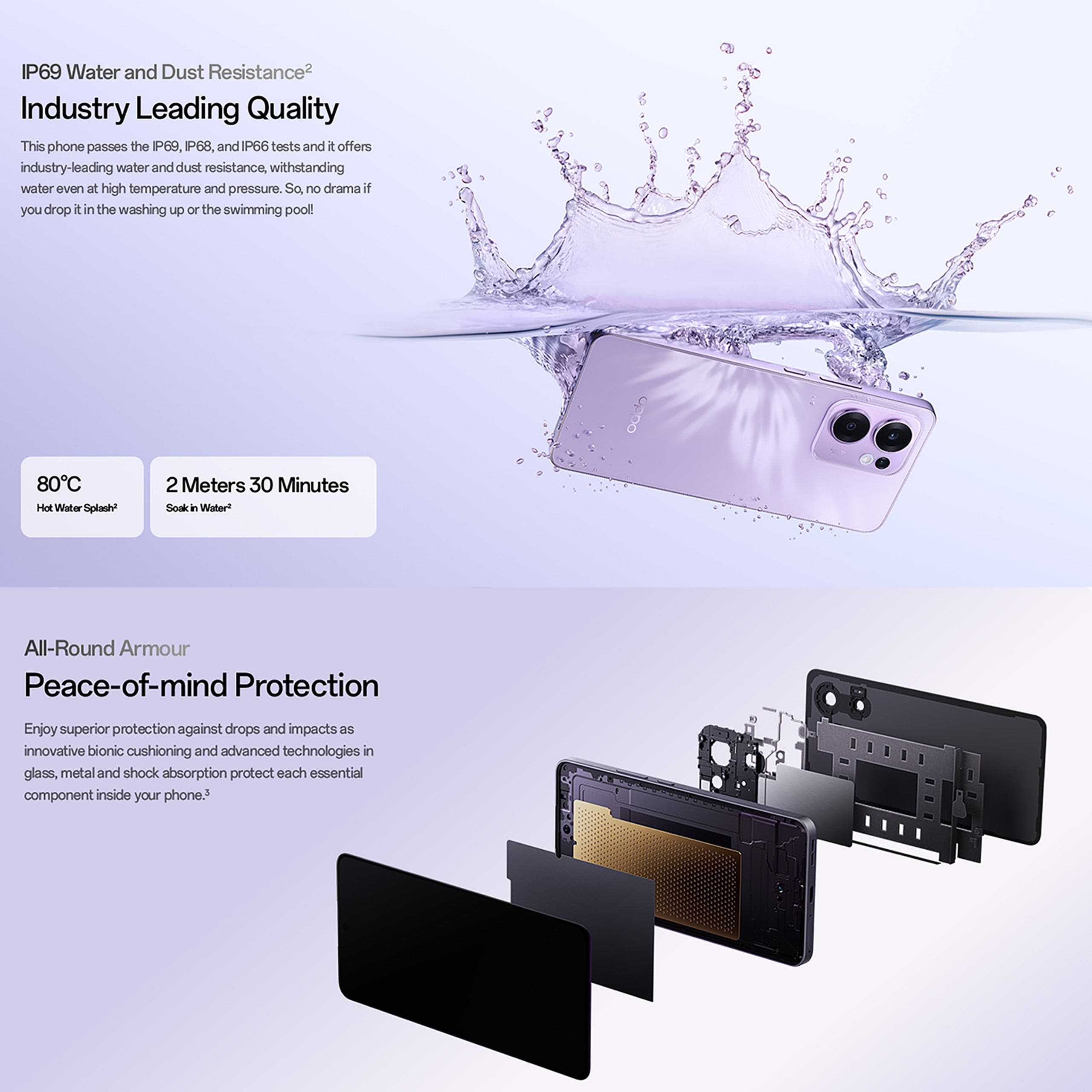 OPPO Reno13 F 5G Avant-Garde Smartphone 12GB + 256GB