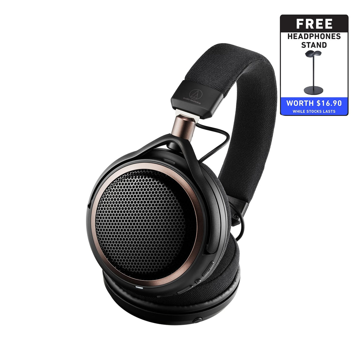 Audio-Technica ATH-AL5NC Wireless Headphones with Active Noise Cancellation