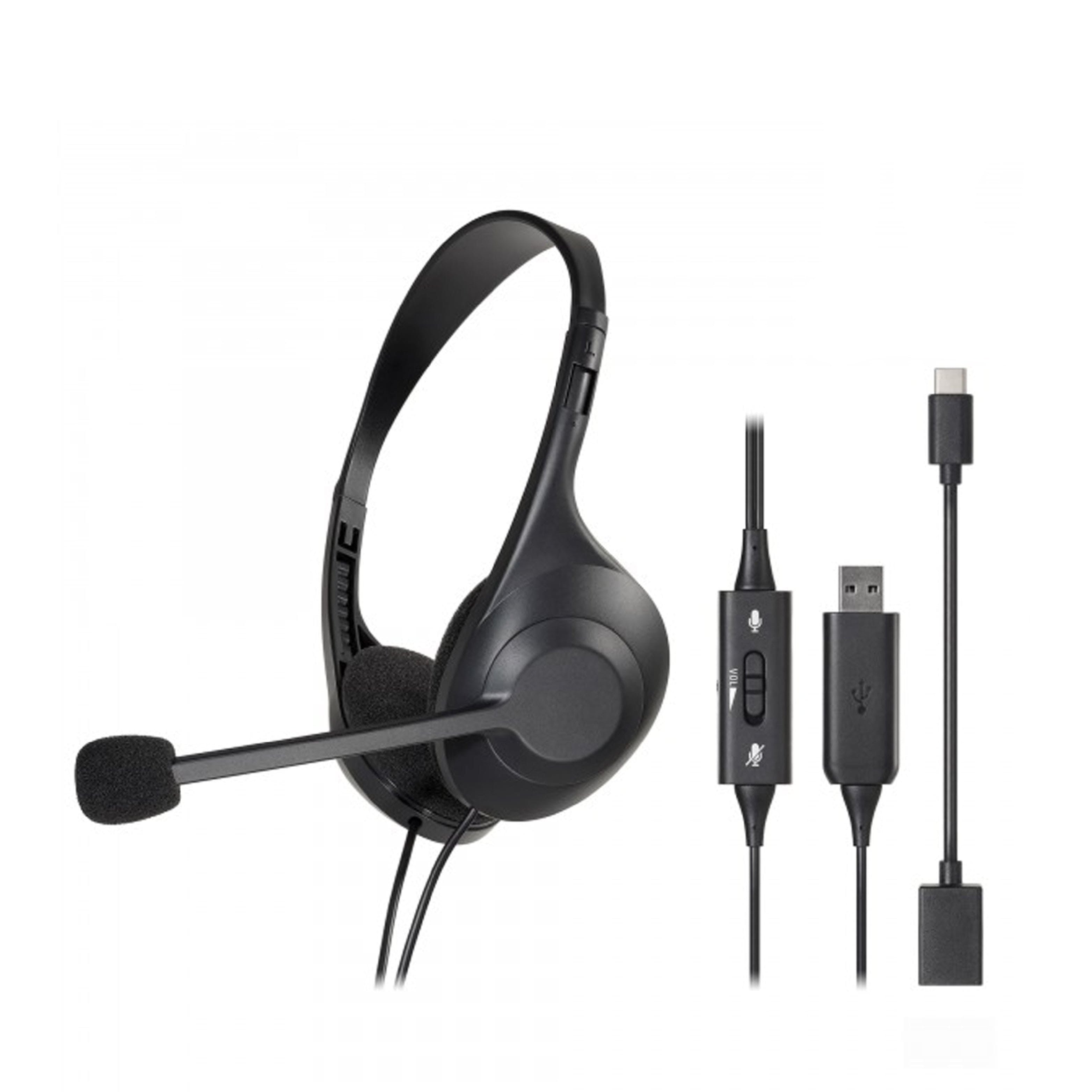 Audio-Technica ATH-102USB Dual-Earpiece Anti-Microbial Headset