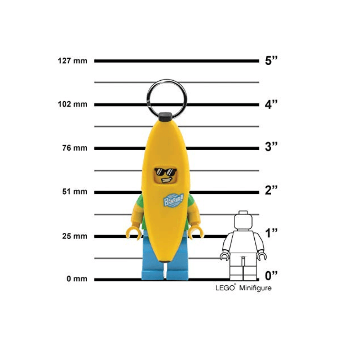 LEGO Iconic Banana Guy Keychain Light