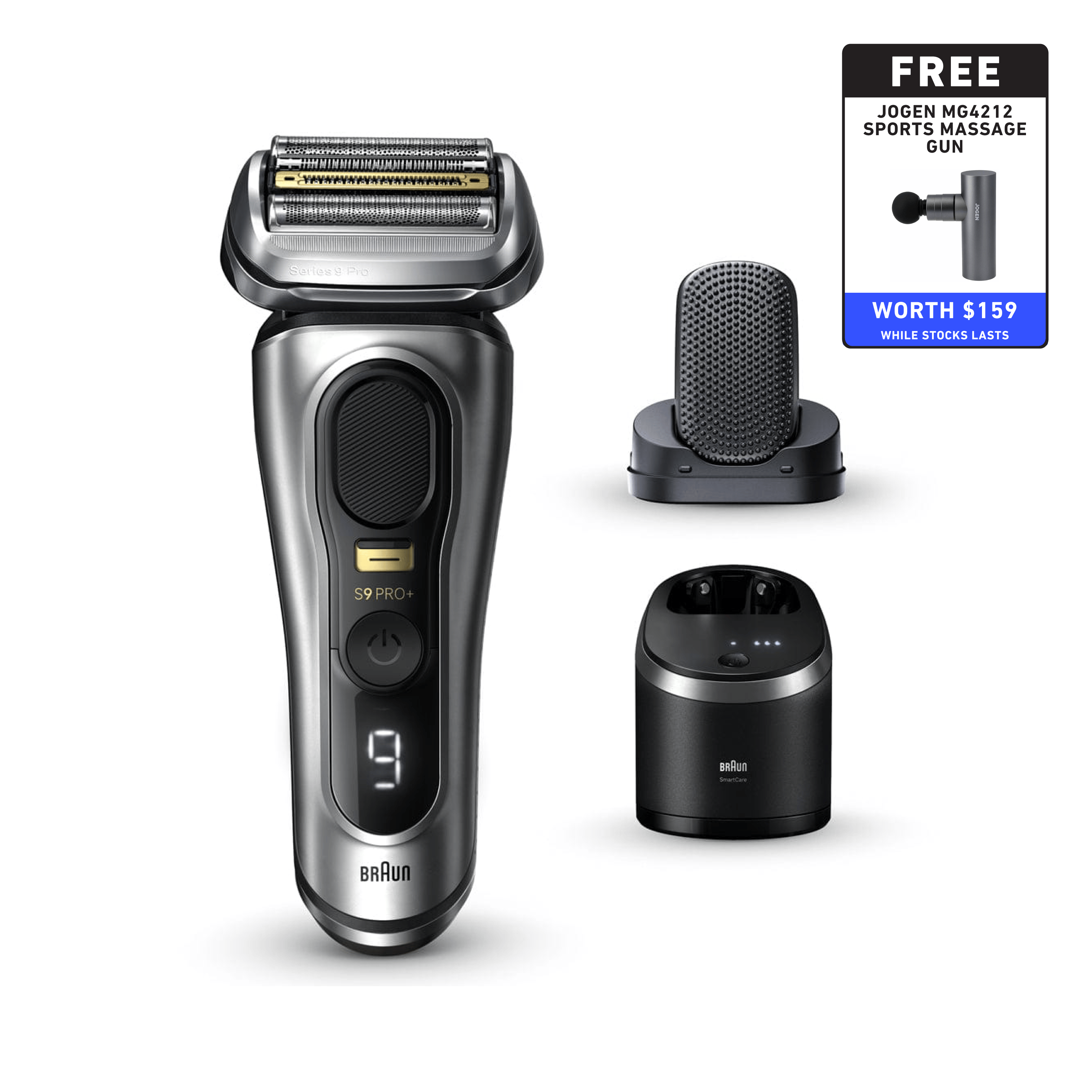 Braun S99597CC Series 9 Pro+ Shaver With 6-in-1 SmartCare Center & ProComfort Head