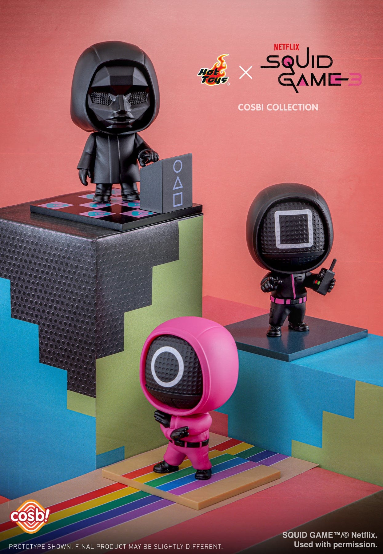 Hot Toys CBX299 Squid Game Cosbi Collectible Figure Series 2 Blind Box