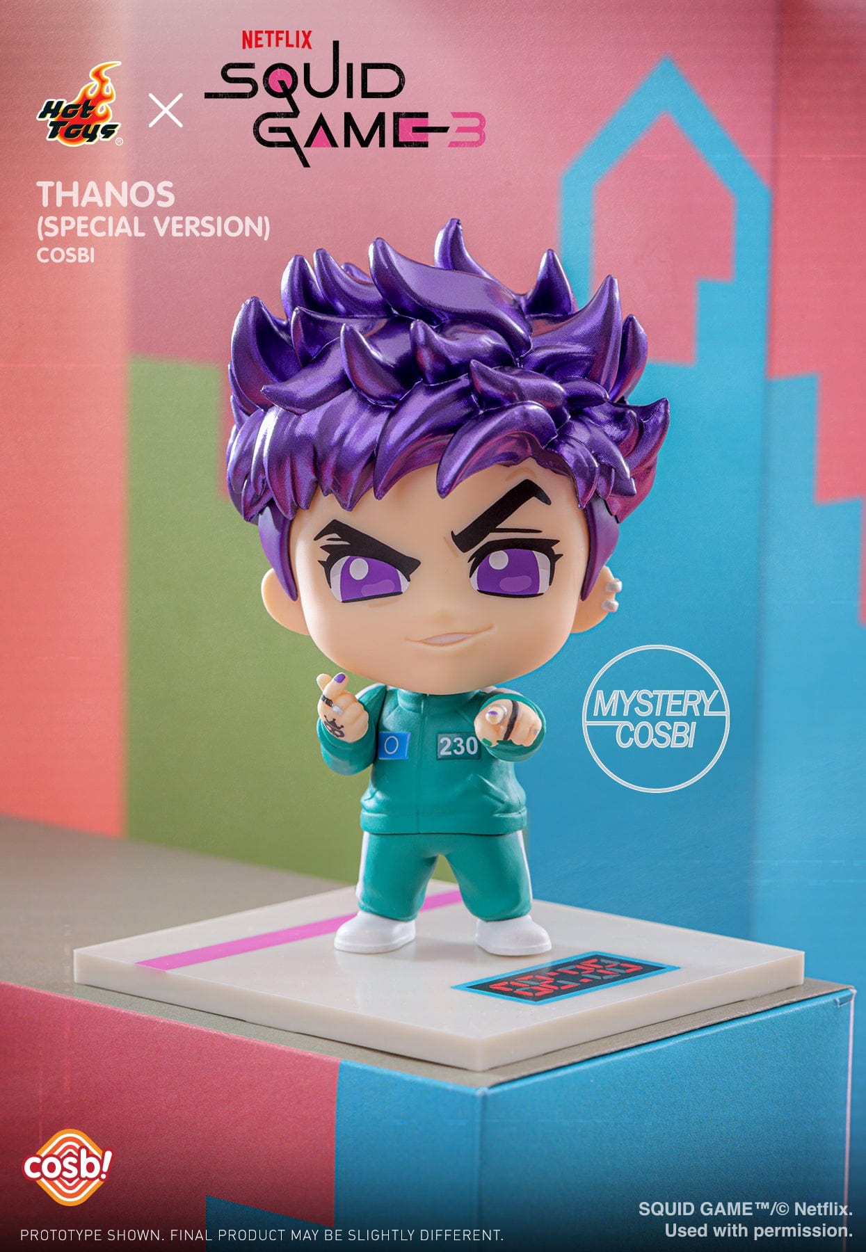 Hot Toys CBX299 Squid Game Cosbi Collectible Figure Series 2 Blind Box