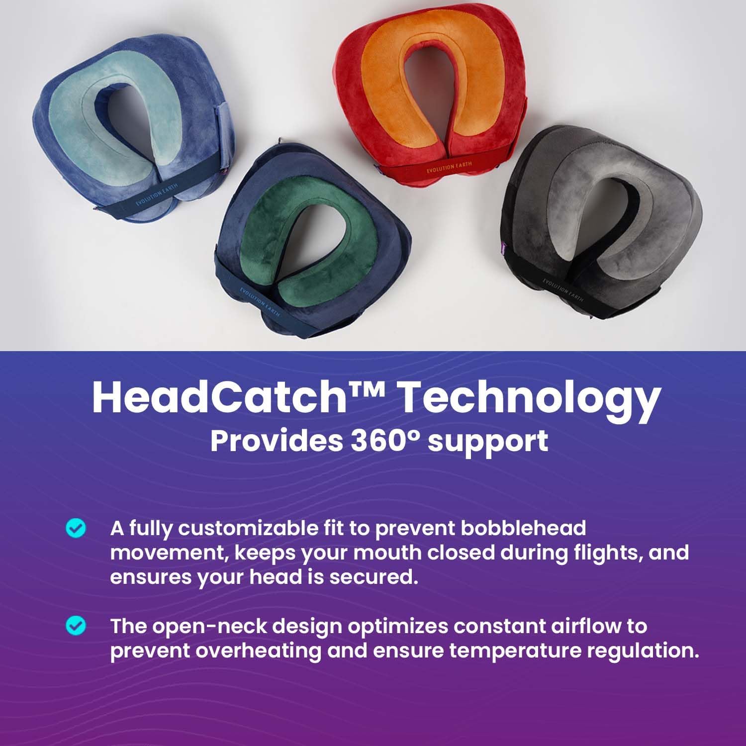 Cabeau Evolution Earth Deluxe Neck Pillow