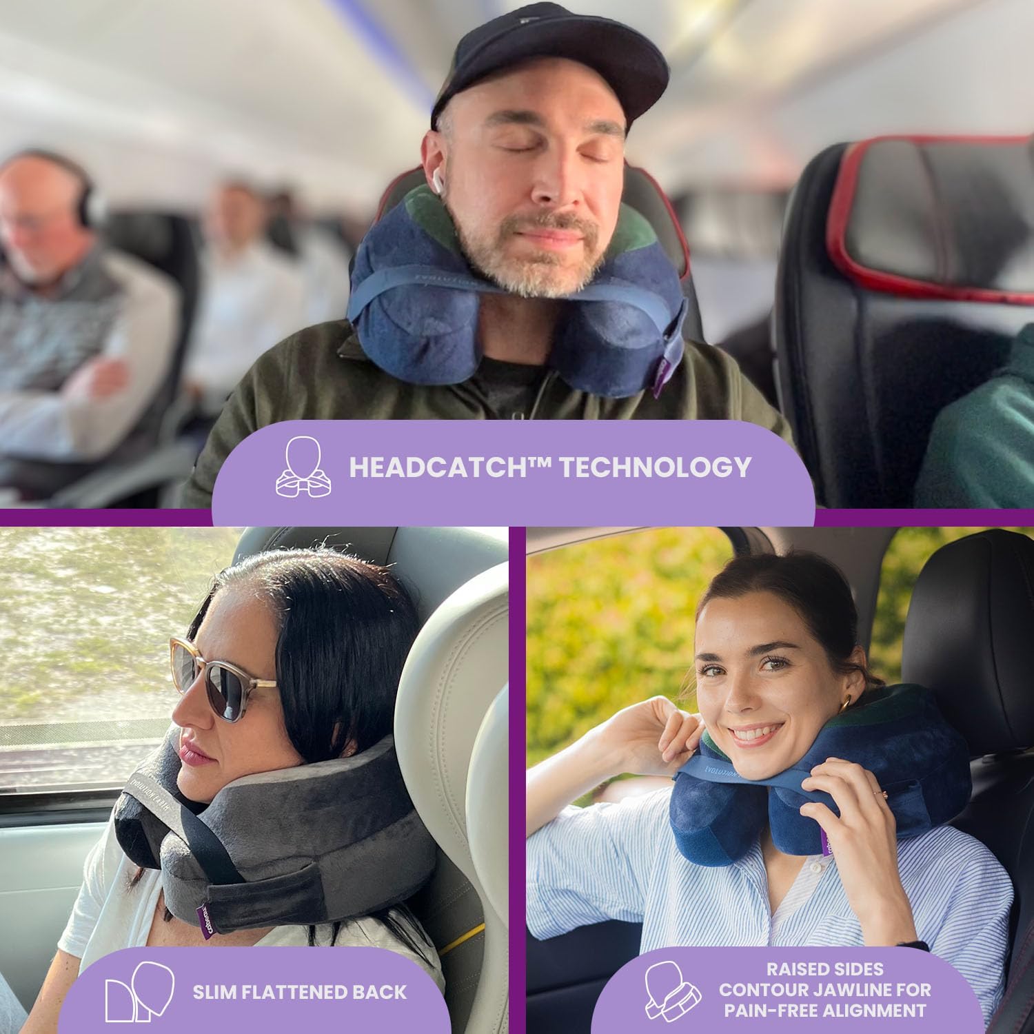 Cabeau Evolution Earth Deluxe Neck Pillow