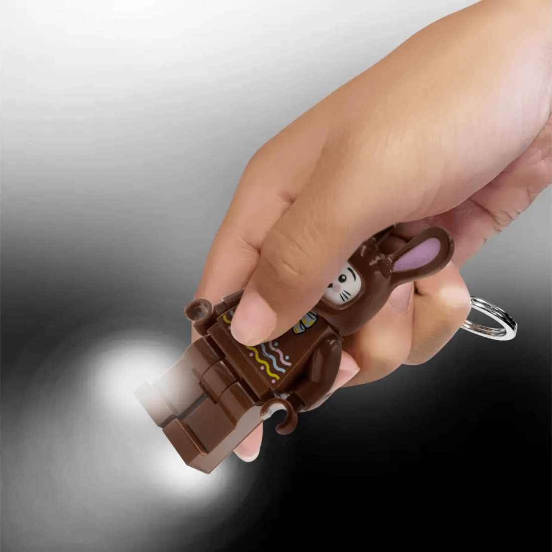 LEGO ICONIC Chocolate Bunny Keychain Light