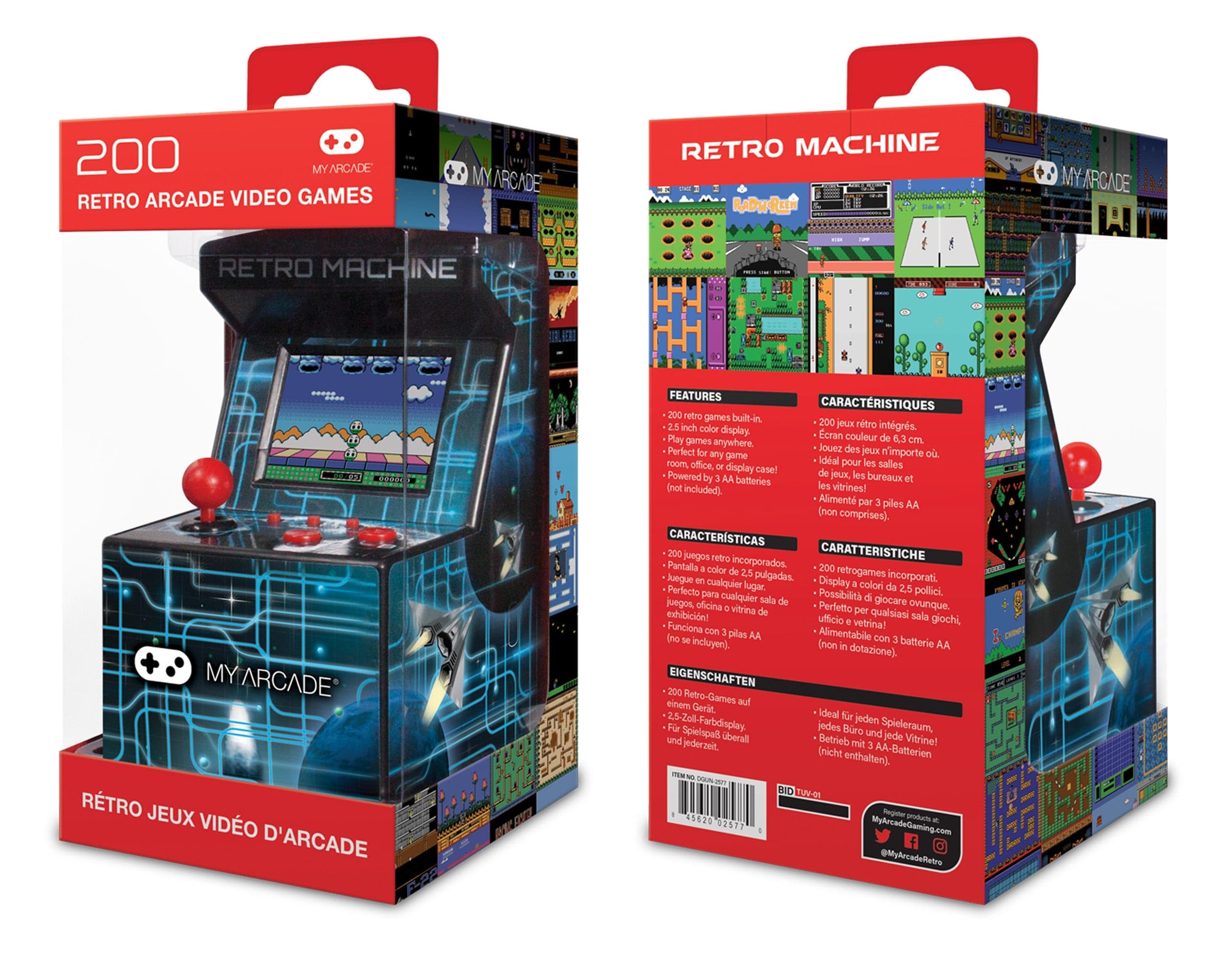 My Arcade Retro Machine 2577 Handheld Games