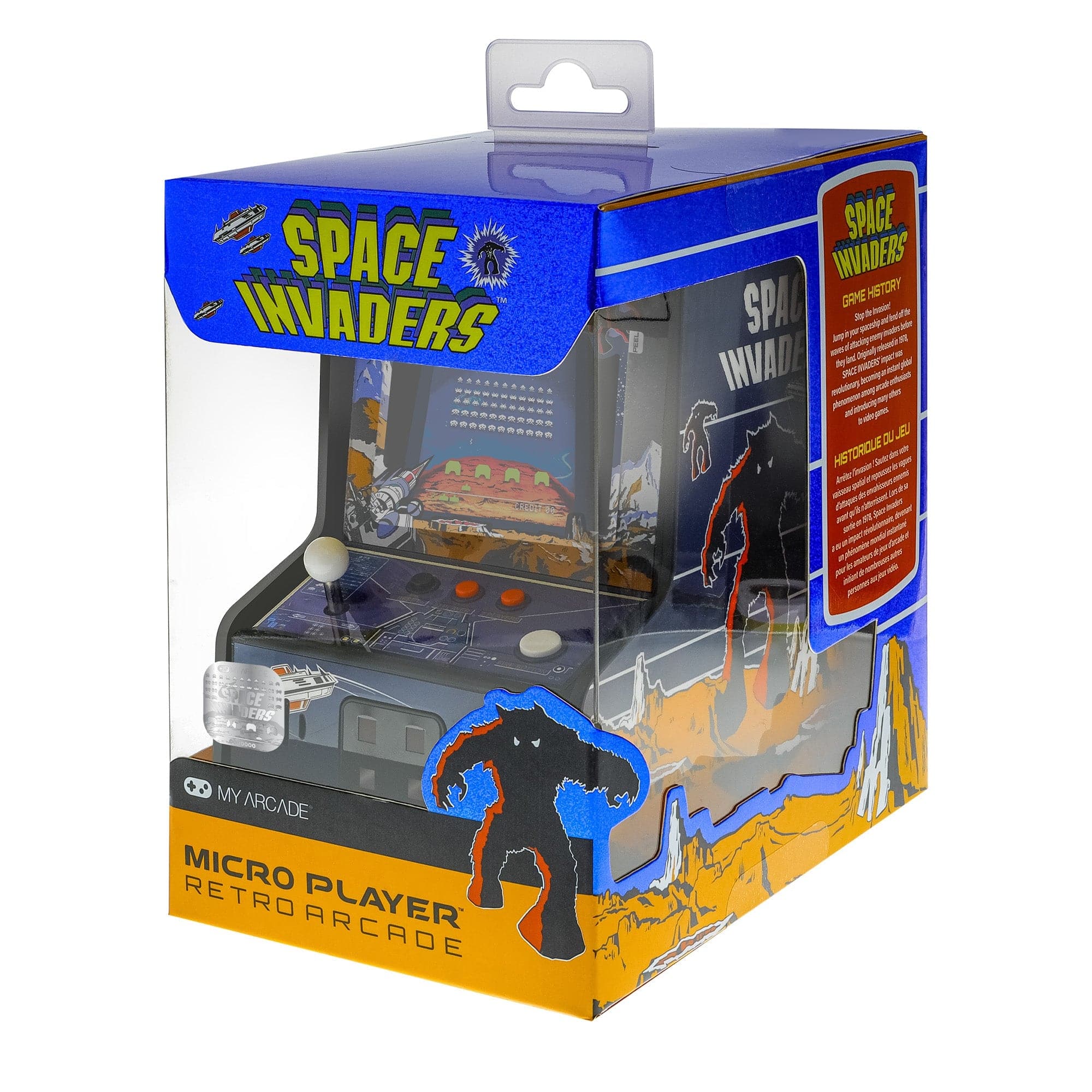 My Arcade Space Invaders Micro Player 3279 Handheld Games
