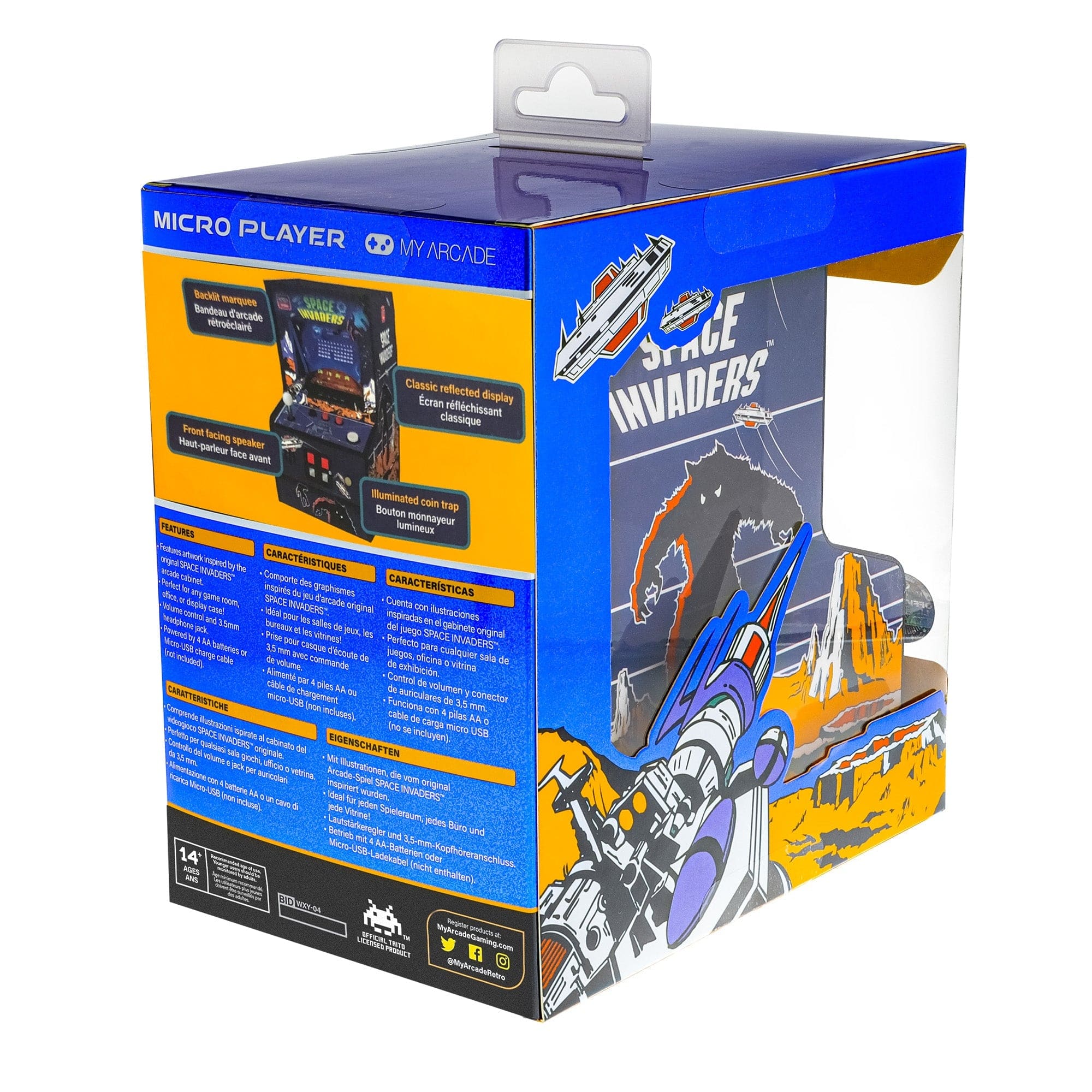 My Arcade Space Invaders Micro Player 3279 Handheld Games