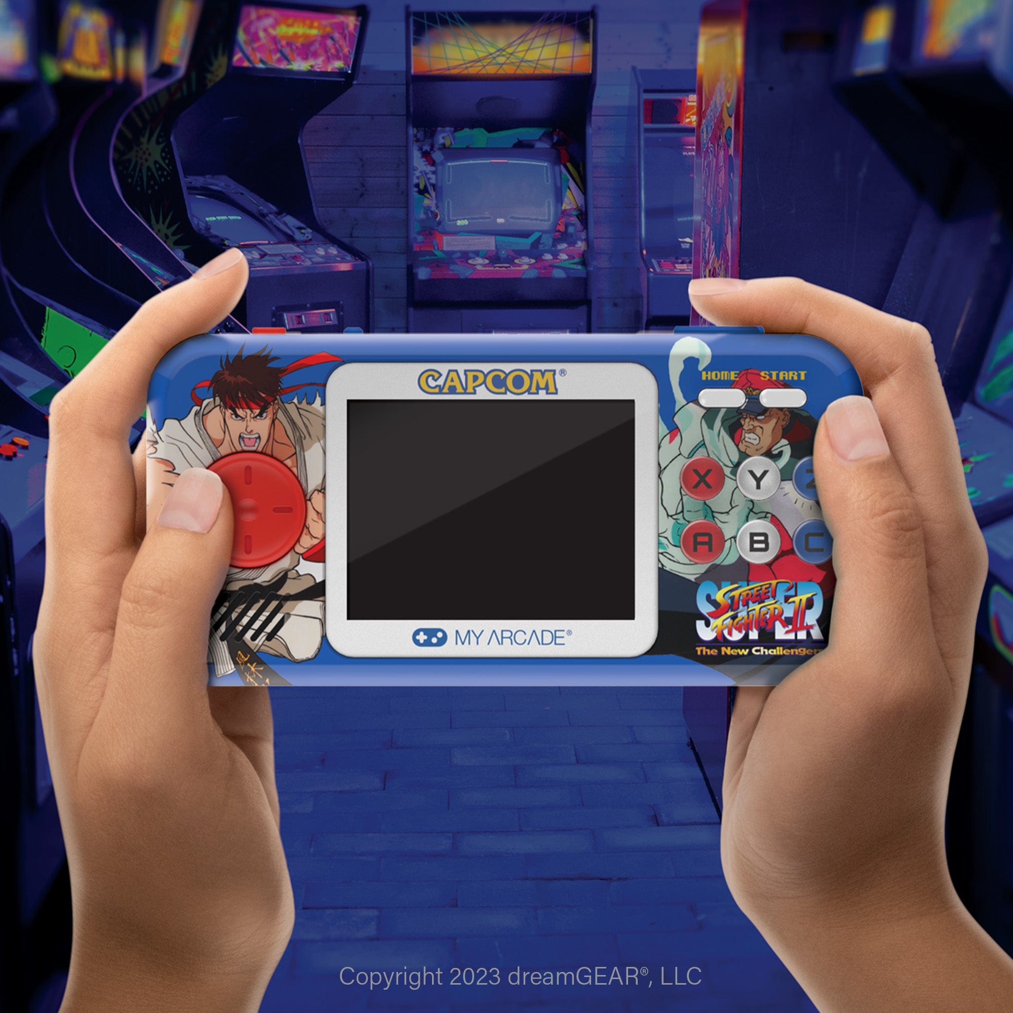 My Arcade Super Street Fighter II Pocket Player Pro 4187 Handheld Games