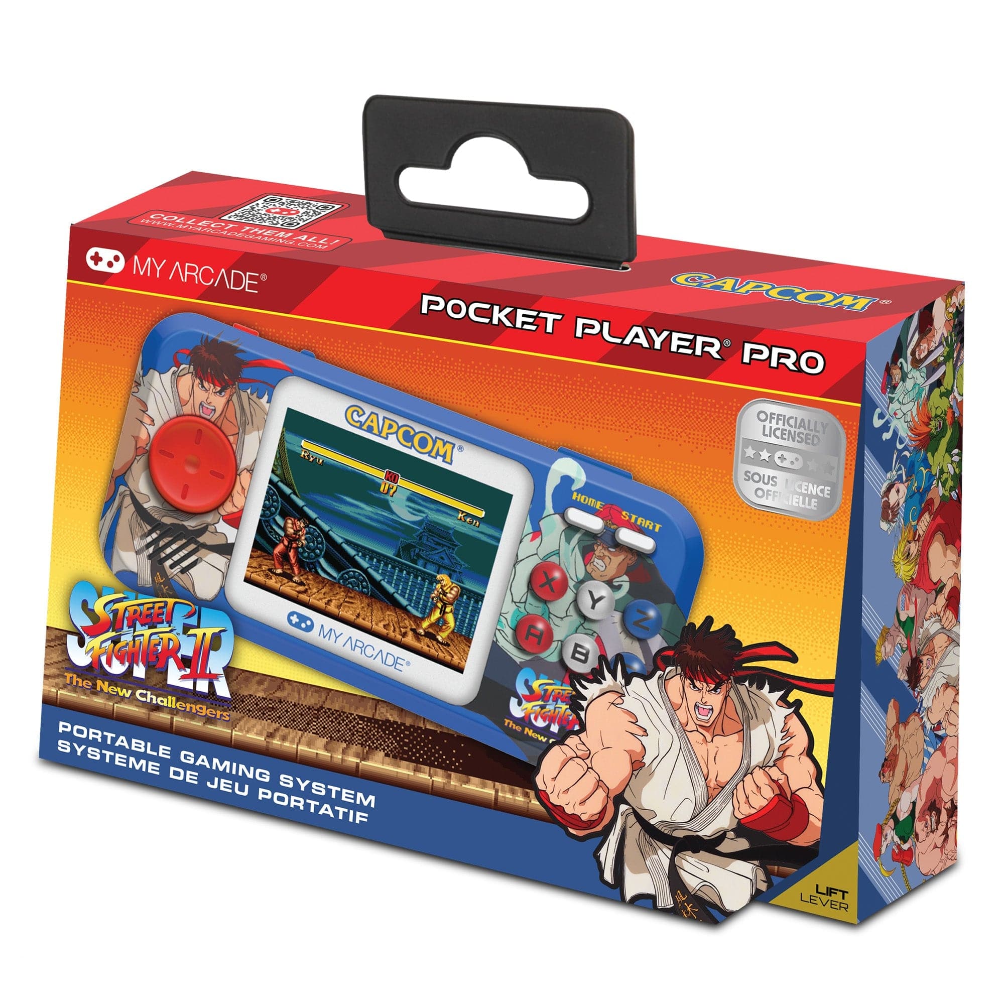 My Arcade Super Street Fighter II P Pocket Player Pro 4187 Handheld Games