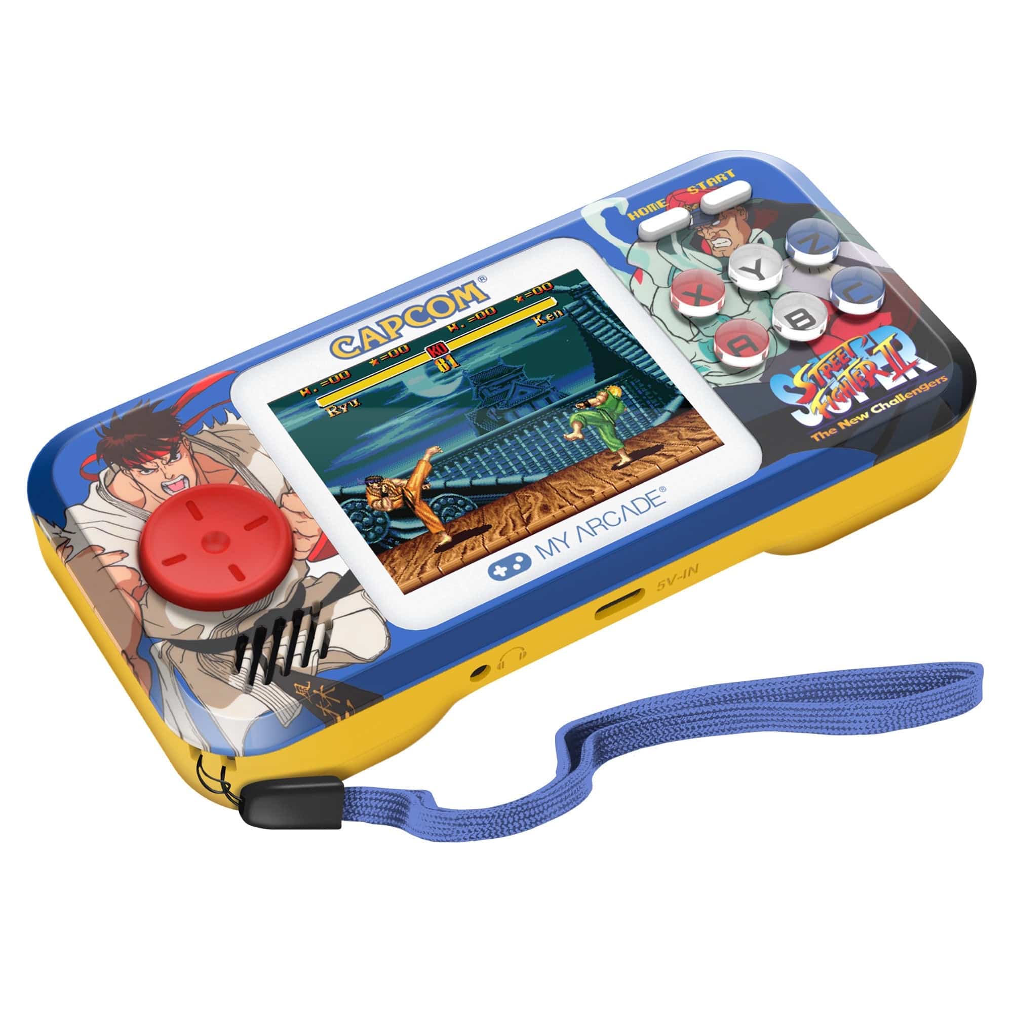 My Arcade Super Street Fighter II Pocket Player Pro 4187 Handheld Games