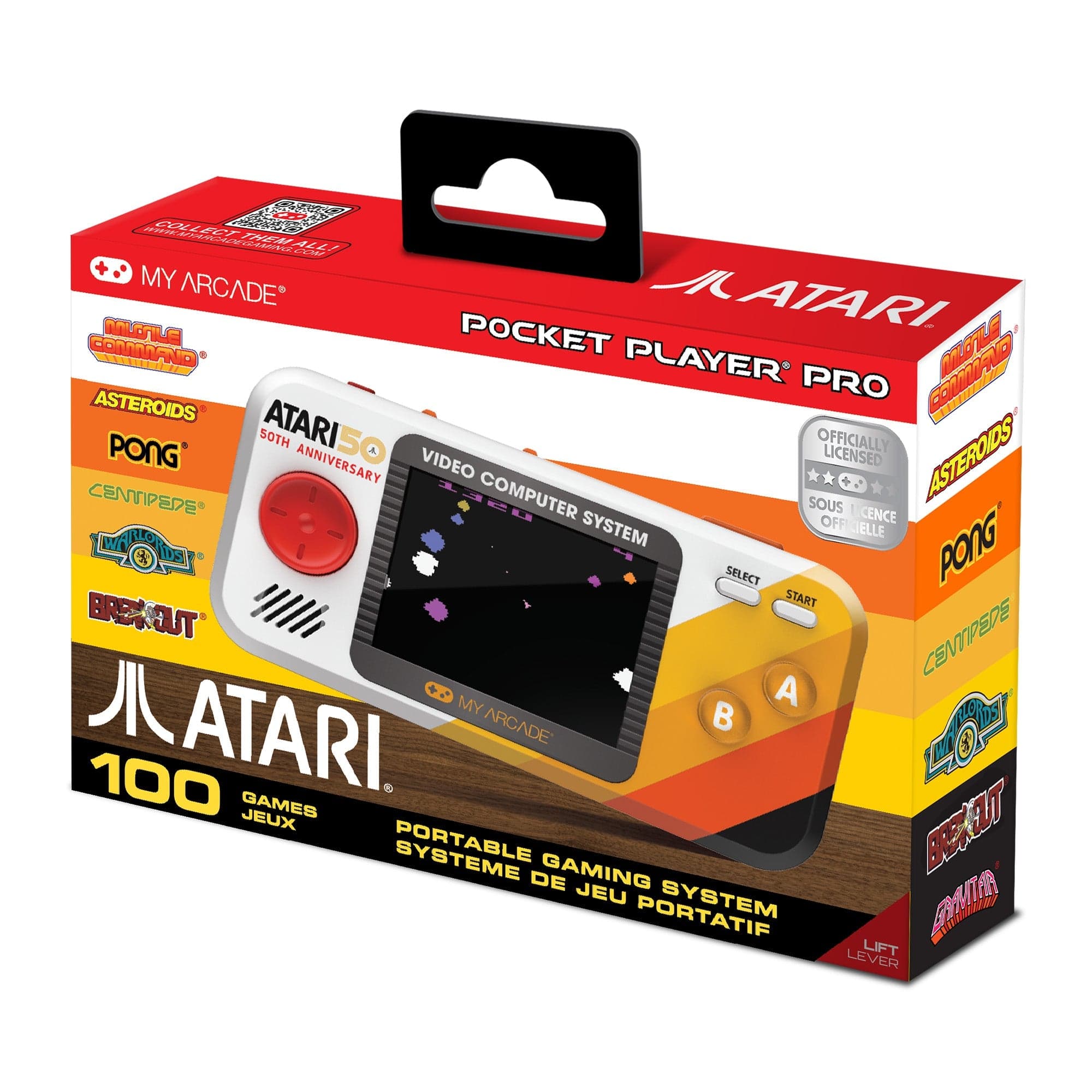 My Arcade ATARI Pocket Player Pro 7015 Handheld Games