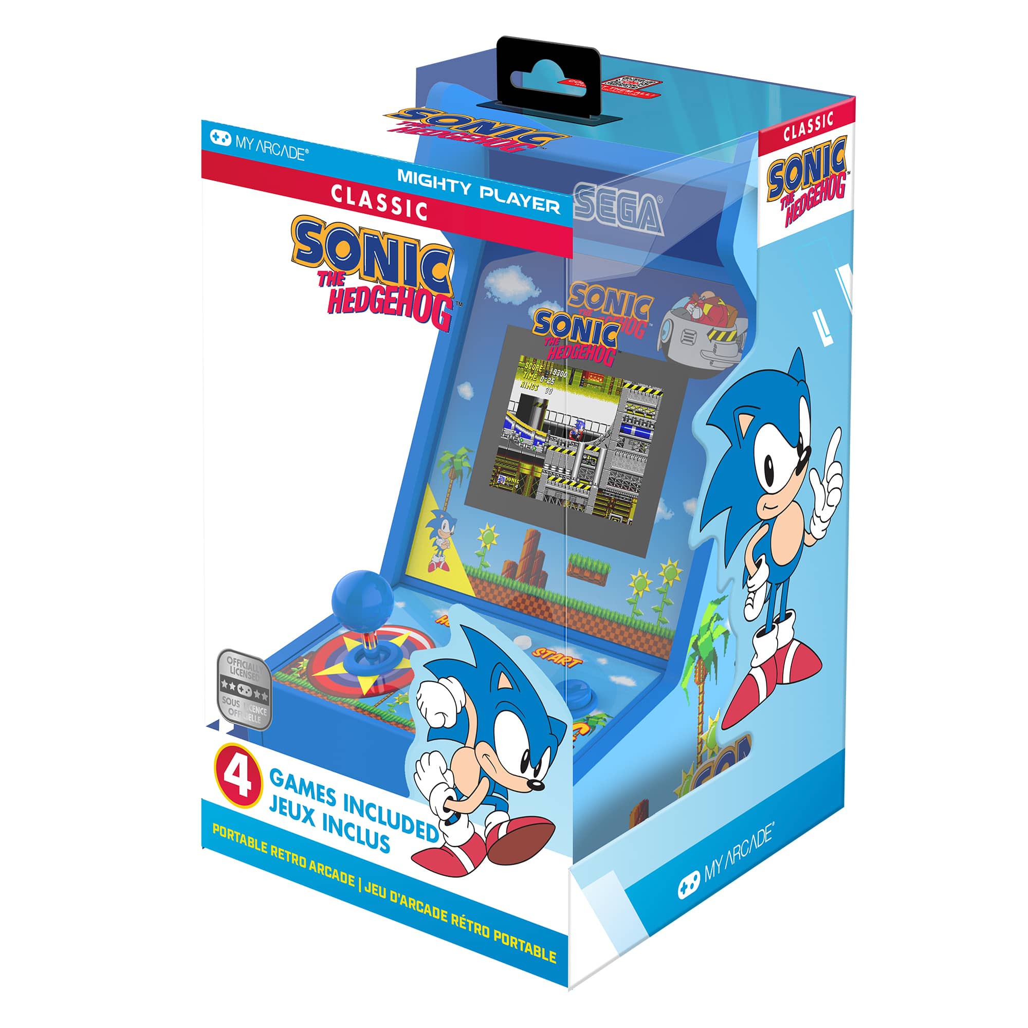 My Arcade Sonic Mighty Player 7195 Handheld Games