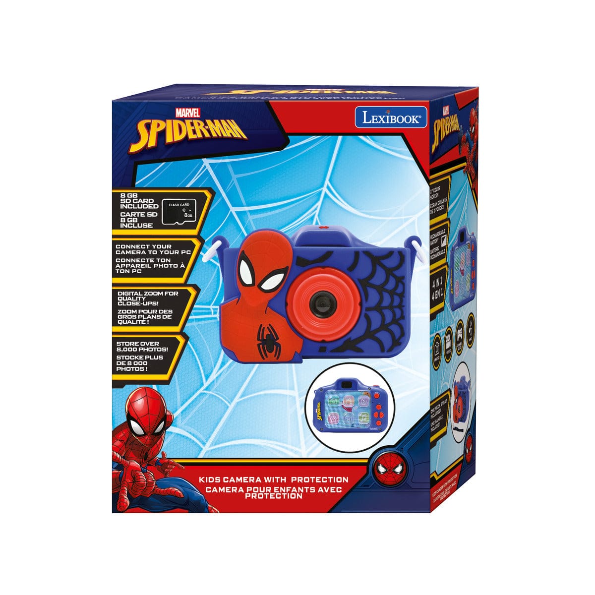 Lexibook DJ078 Series Digital Camera for Kids With Protection
