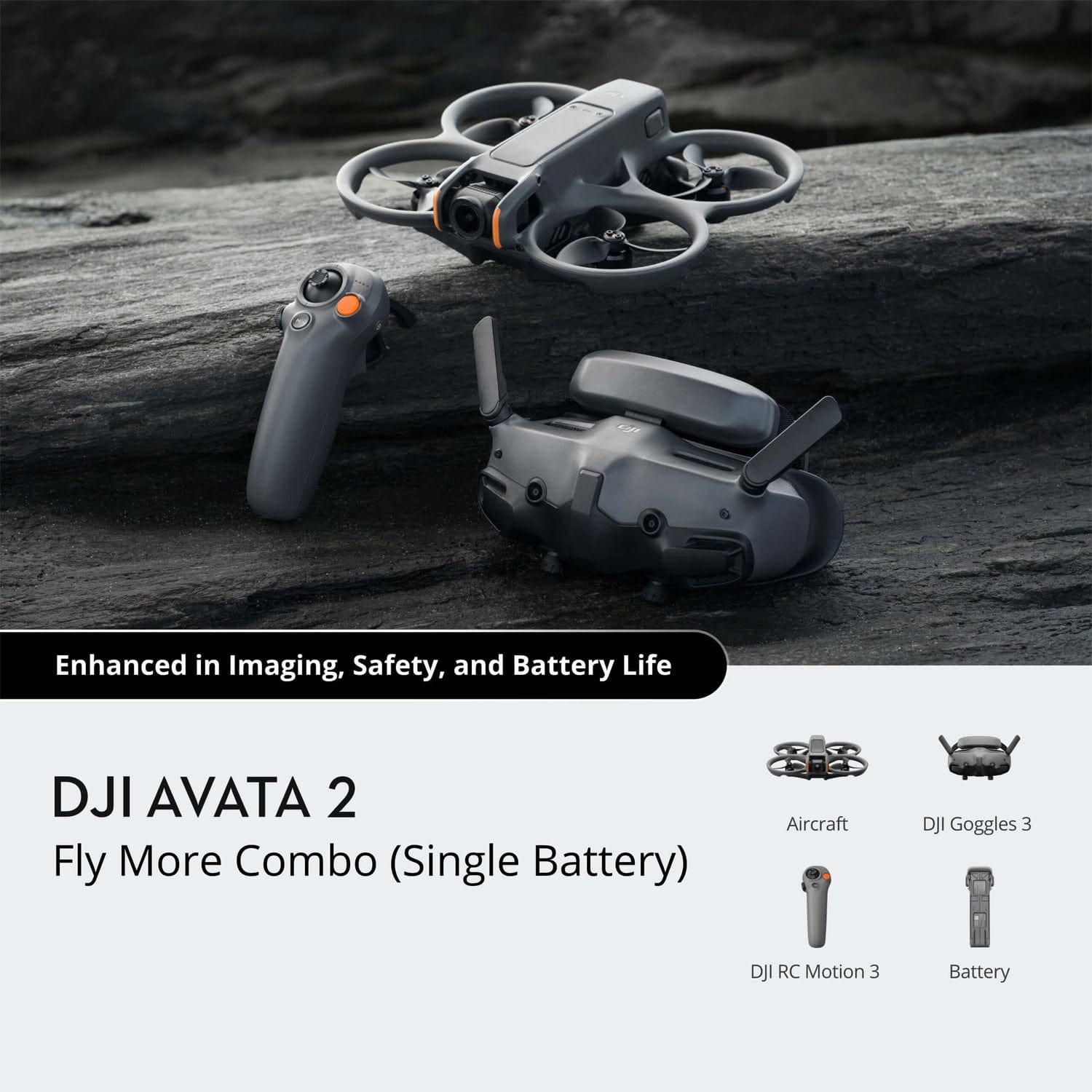 DJI Avata 2 FPV Drone Fly More Combo