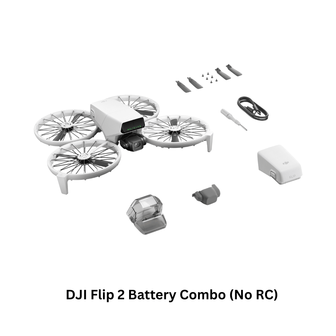 DJI Flip - Camera Drone | 6 Shooting Modes | Under 249g | AI Subject Tracking | Foldable Propeller Guard