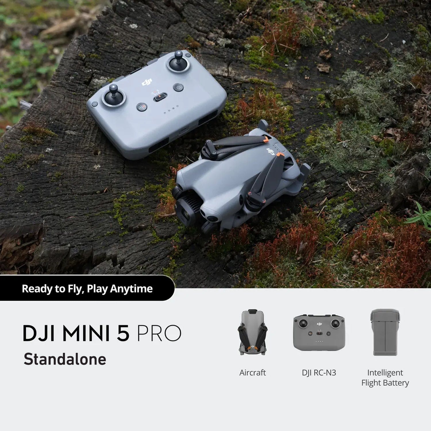 DJI Mini 5 Pro All-In-One 1-Inch Large CMOS Mini Camera Drone