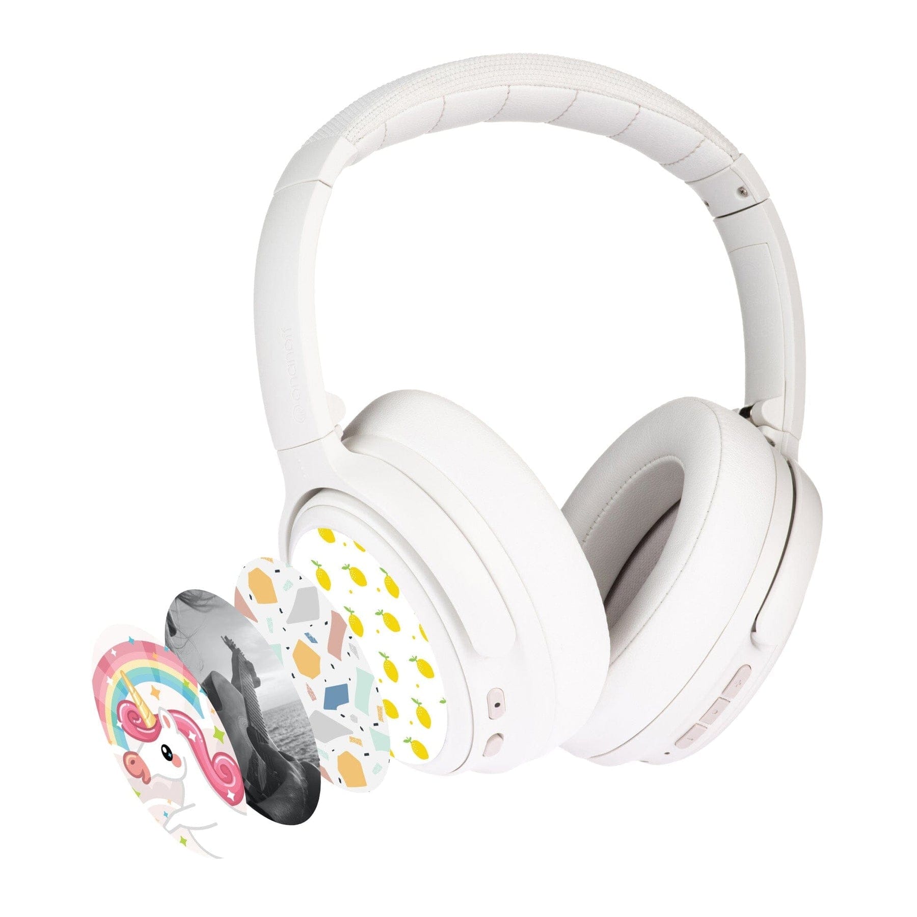 Buddyphones Cosmos Fun Hybrid Anc Headphone With Stickers