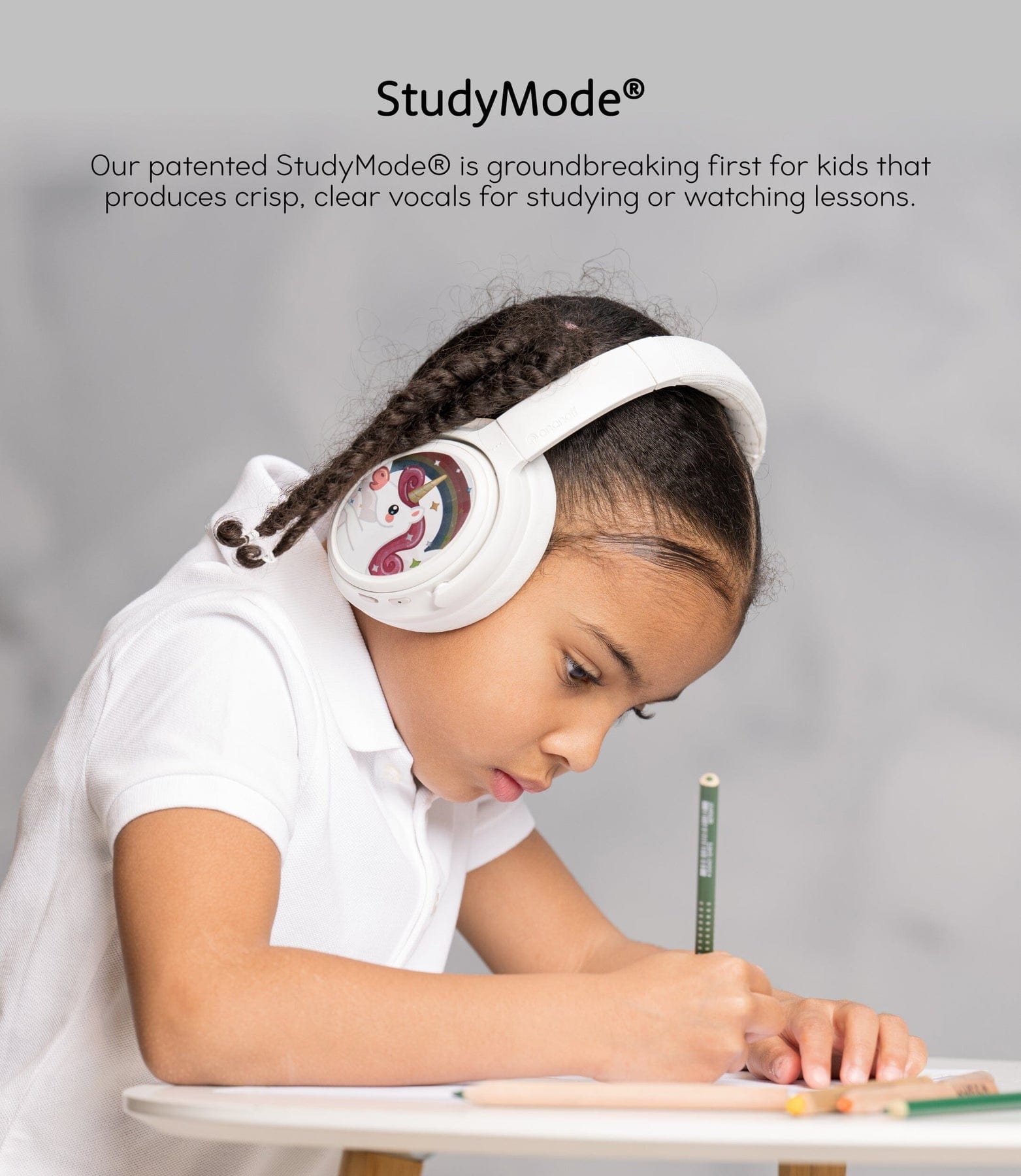 Buddyphones Cosmos Fun Hybrid Anc Headphone With Stickers