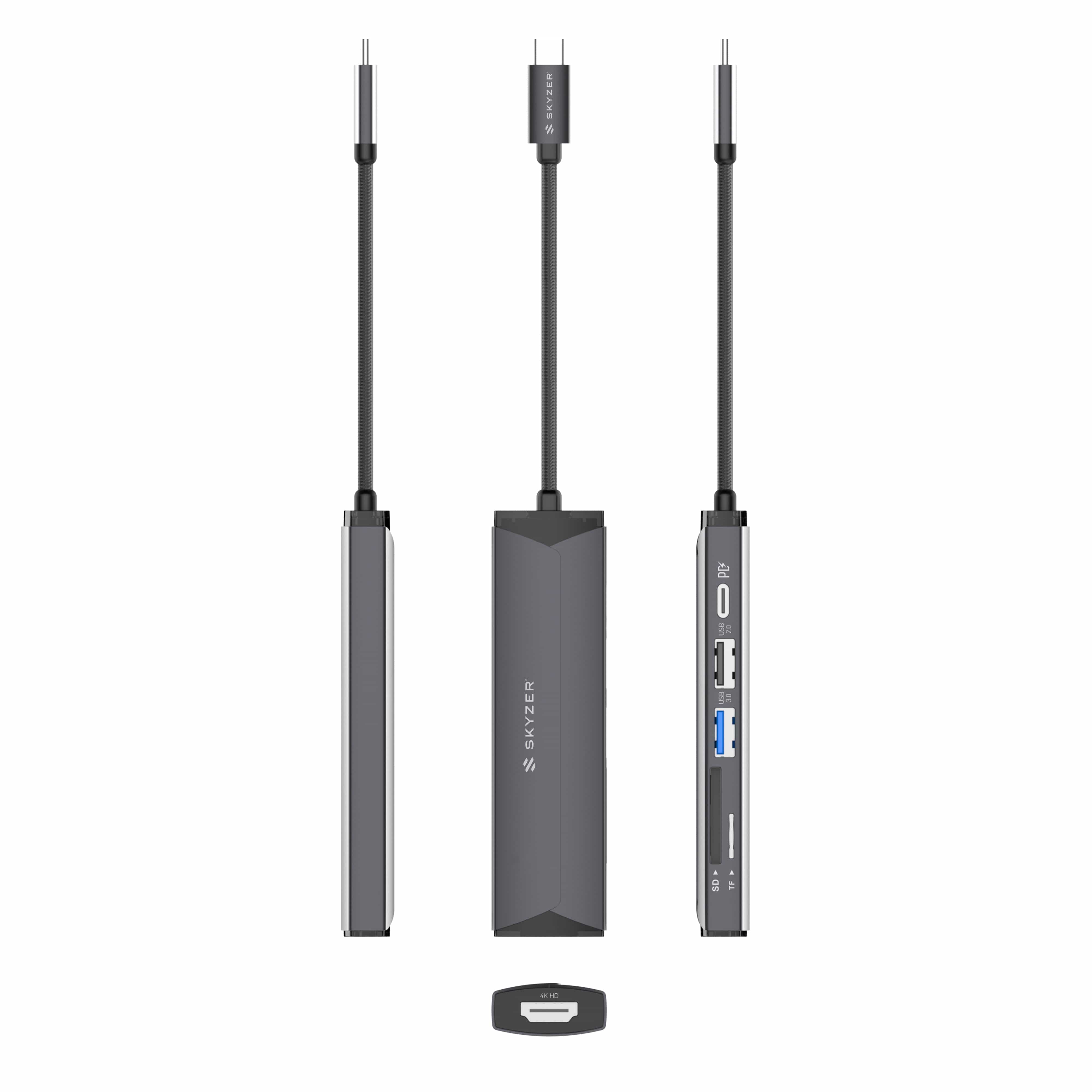 Skyzer PD170 PD100W 6in1 USB-C Hub