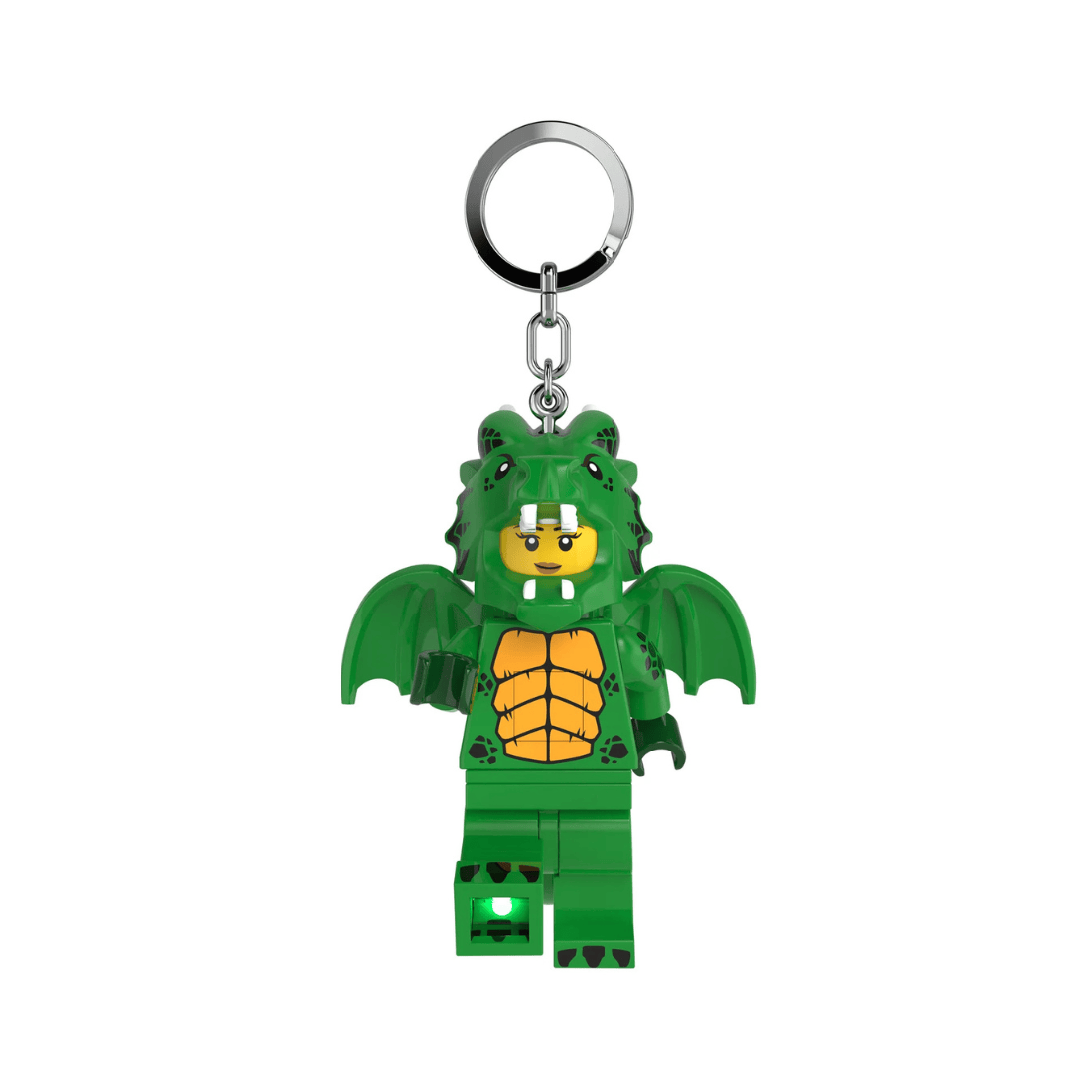 LEGO MINIFIGURES Green Dragon Girl Keychain Light