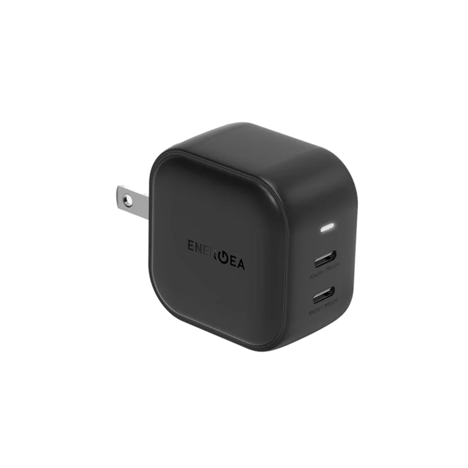 Energea Travelite 45W GaN UK 3-Pin Wall Charger with 2 USB-C Ports