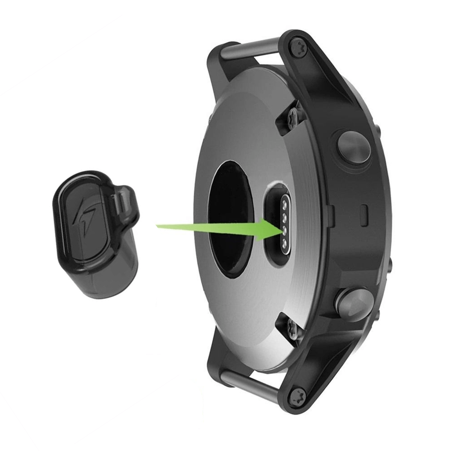 FREE Pack of 5 Charging Port Anti-Dust Plugs for Garmin Smartwatches