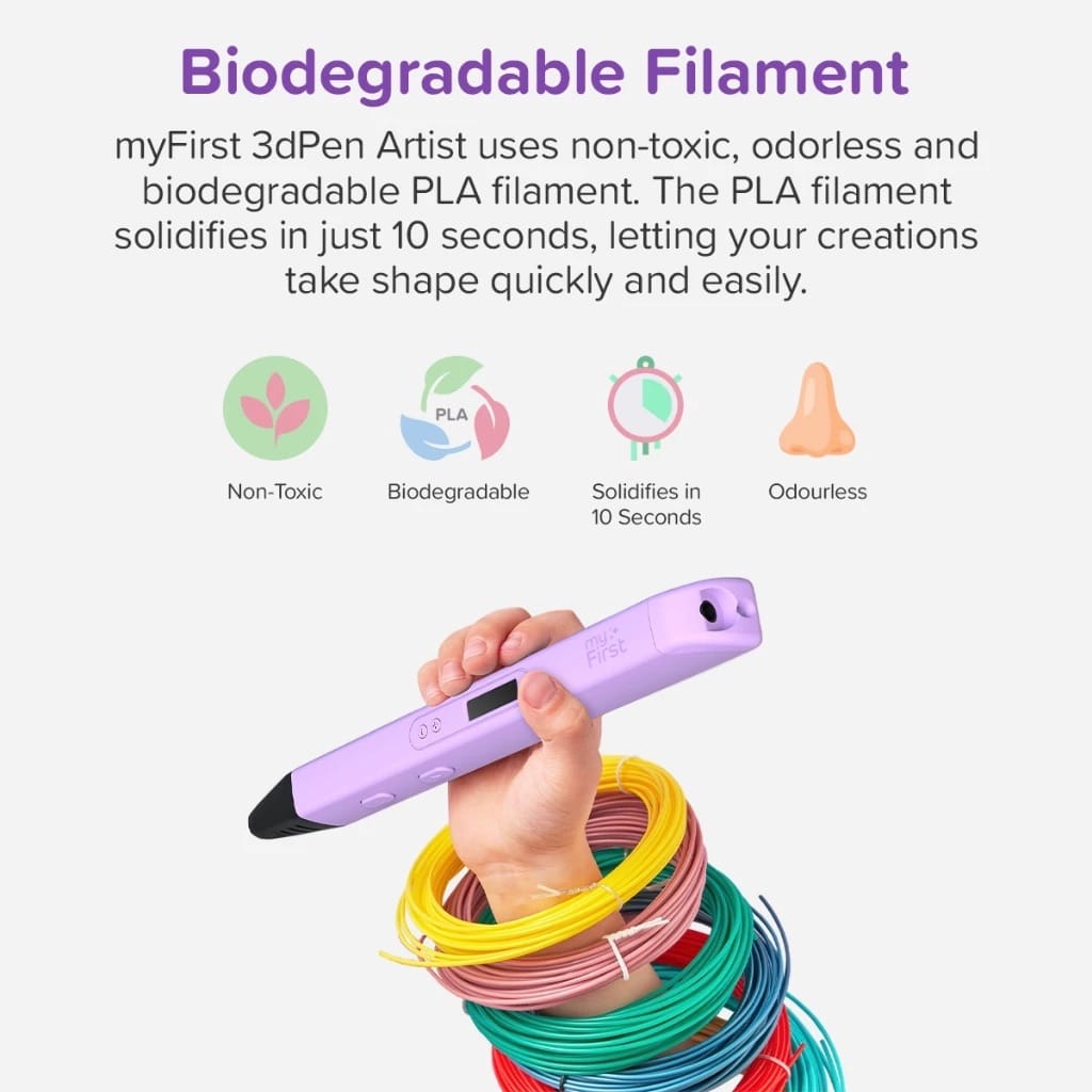 myFirst Filament Refill For myFirst 3dPen Artist | PLA Filament 6 Colors