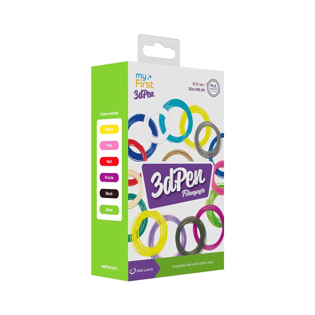 myFirst Filament Refill For myFirst 3dPen Artist | PLA Filament 6 Colors