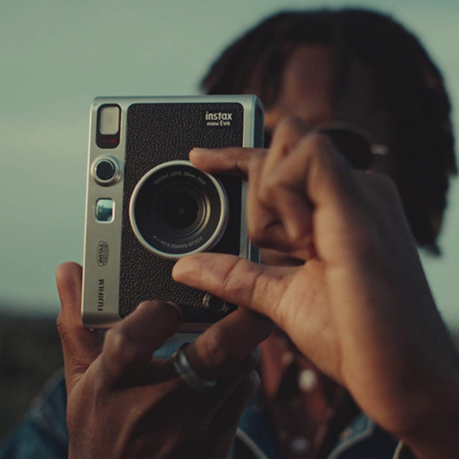 Fujifilm Instax Mini Evo Instant Camera with USB Type-C Charging Input