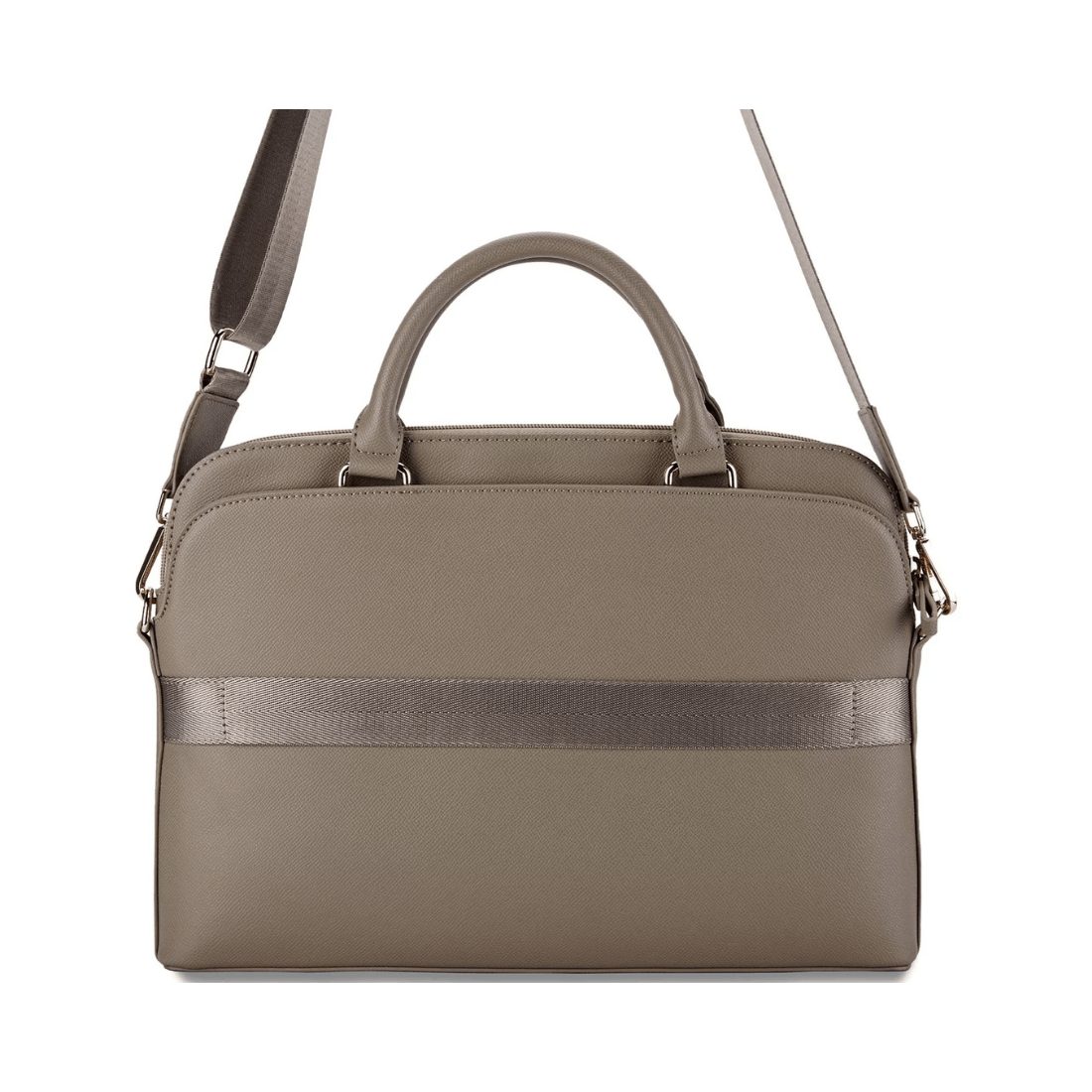 Guess 15" Computer Bag Grained PU Zipper Pocket & Triangle Logo