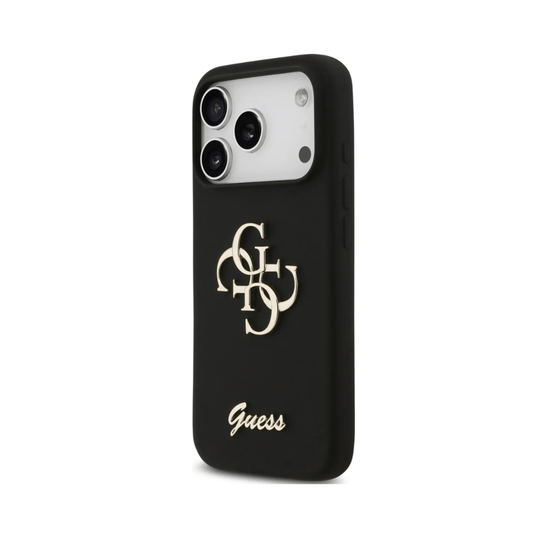 Guess Silicone Big 4G Script Case For iPhone 17 Series