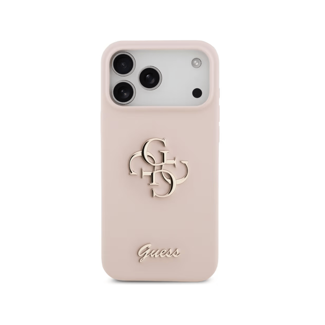 Guess Silicone Big 4G Script Case For iPhone 17 Series