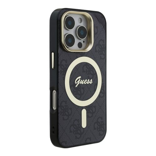 Guess IML Stand Camera 4G MagSafe Case For iPhone 16 Pro