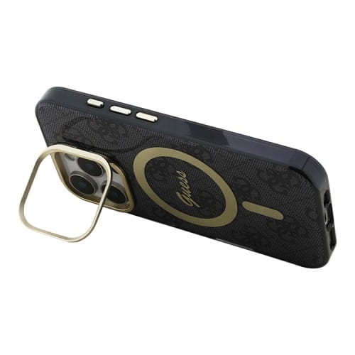 Guess IML Stand Camera 4G MagSafe Case For iPhone 16 Pro