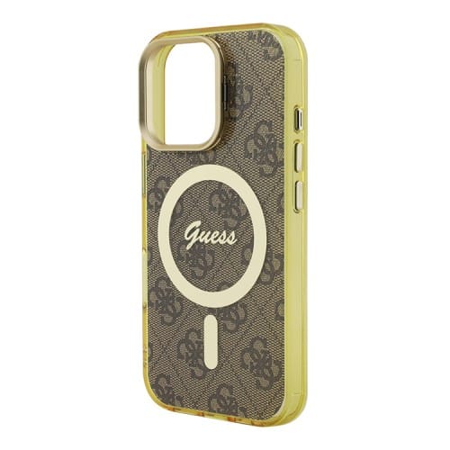 Guess IML Stand Camera 4G MagSafe Case For iPhone 16 Pro