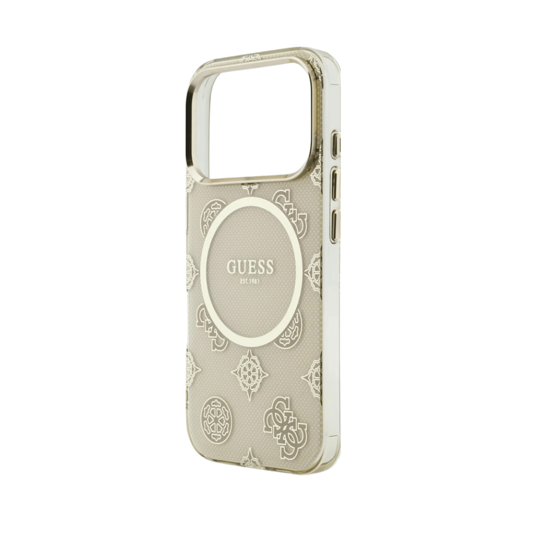Guess IML Peony Dot MagSafe Case For iPhone 17 Pro