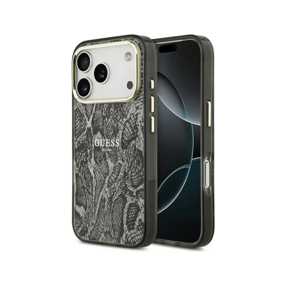 Guess Python Pattern MagSafe Case For iPhone 17 Pro