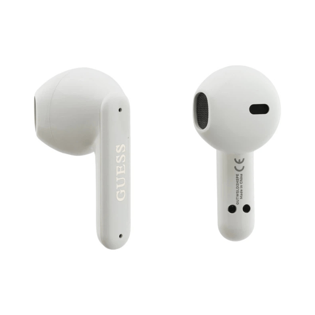 Guess True Wireless Earbuds Rectangle Printed Logo Case With Pearl Strap