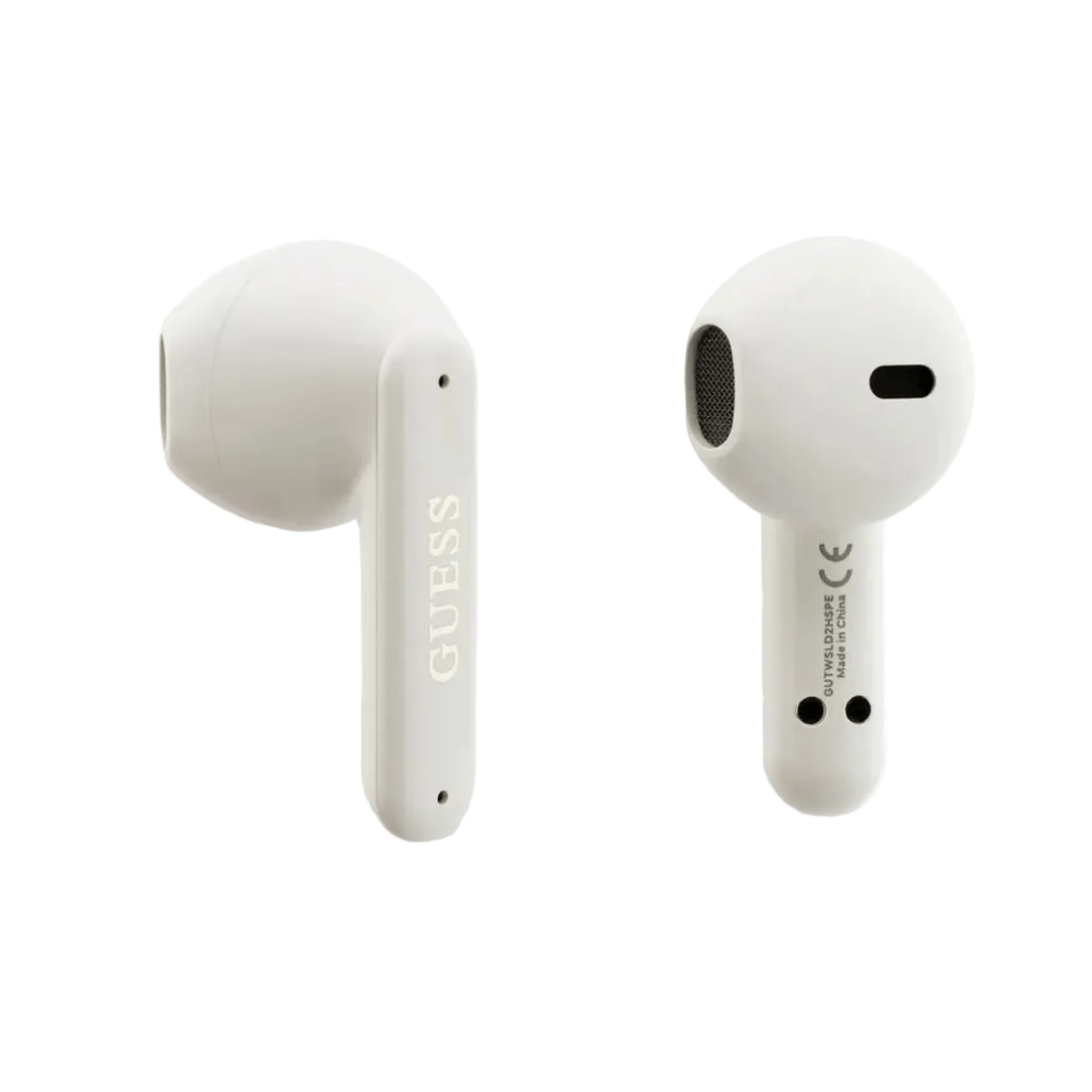 Guess True Wireless Earbuds Rectangle Printed Logo Case With Pearl Strap