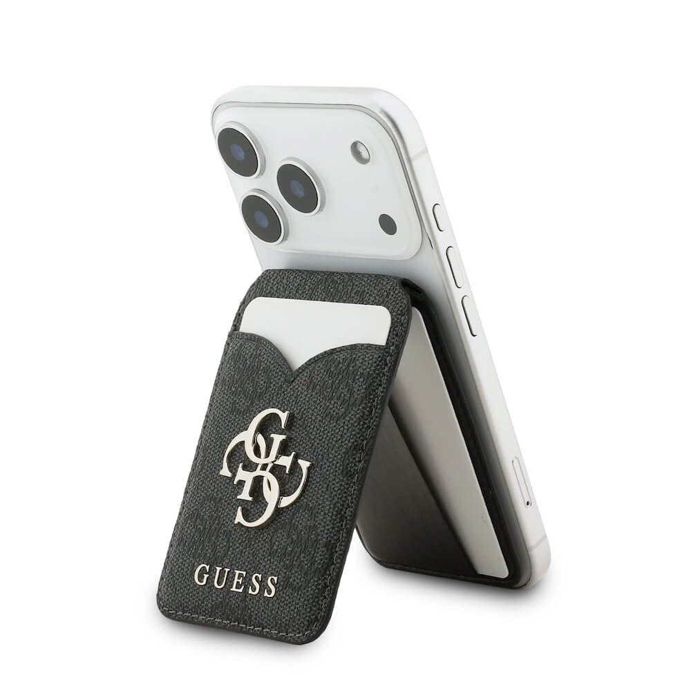 Guess 4G PU Card Slot Wallet With MagSafe Stand & Mirror