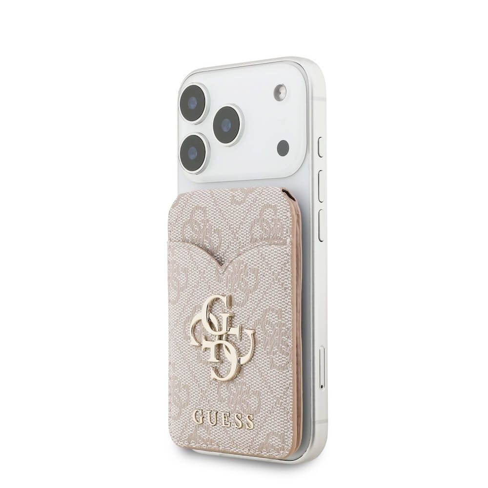 Guess 4G PU Card Slot Wallet With MagSafe Stand & Mirror