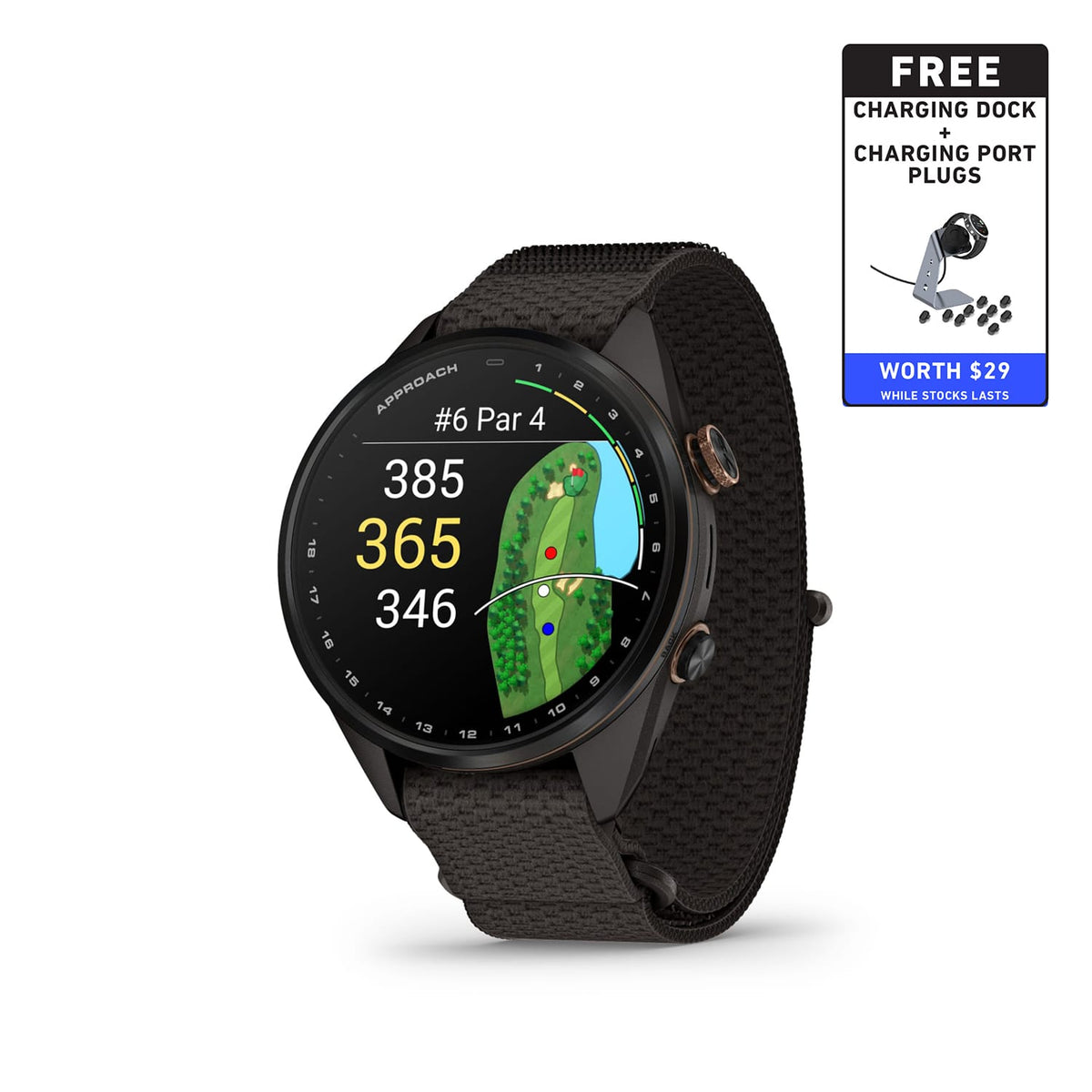 Garmin Approach S72 Premium GPS Golf Smartwatch