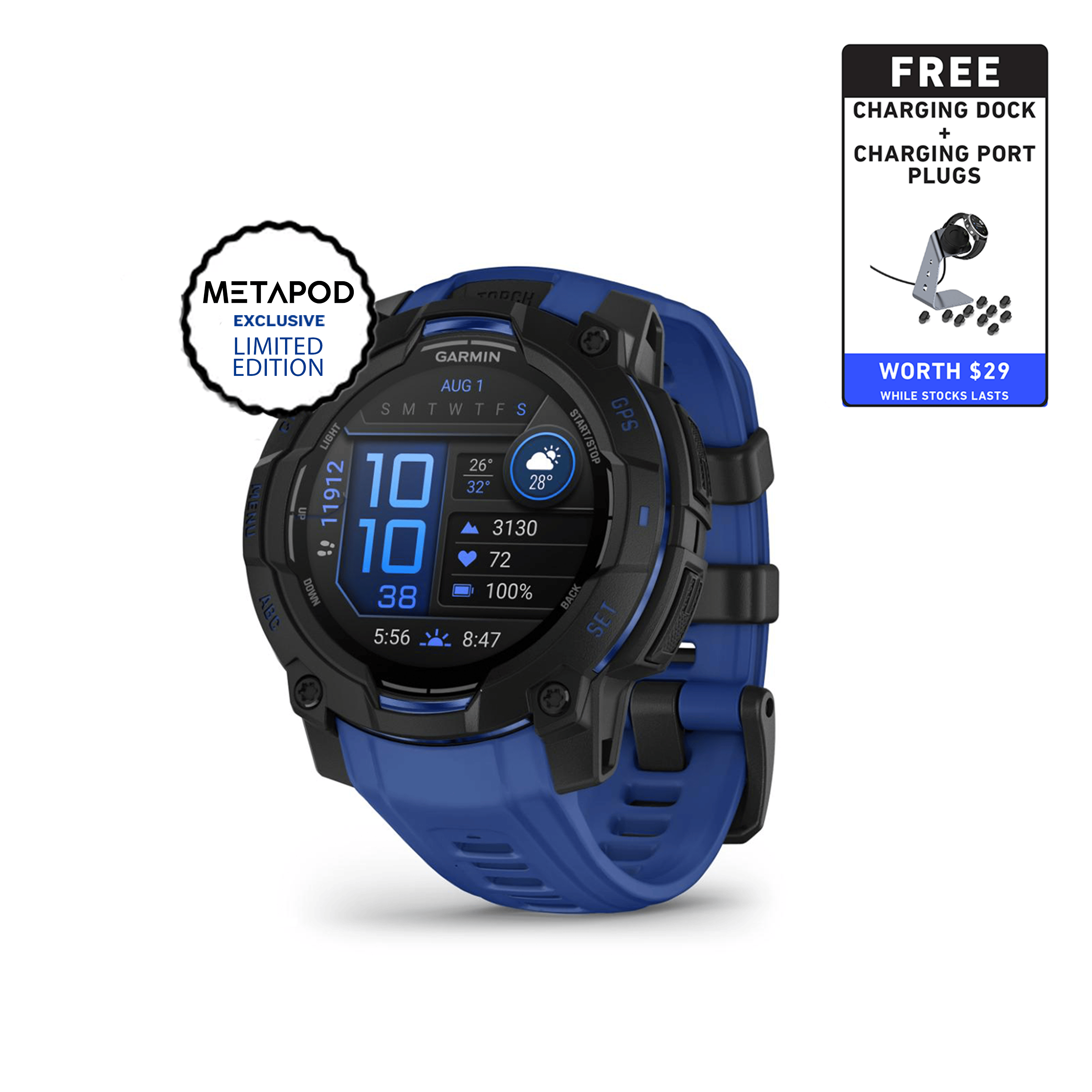 Garmin Instinct 3 SuperNova Limited Edition Smartwatch