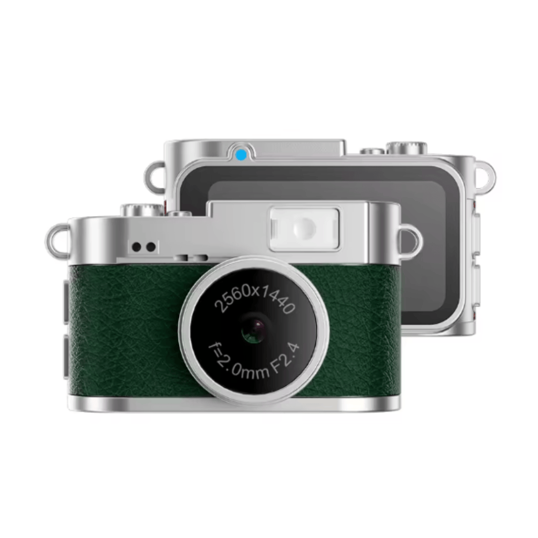 Mini Retro 1440P 2K Camera With 8GB MicroSD Card