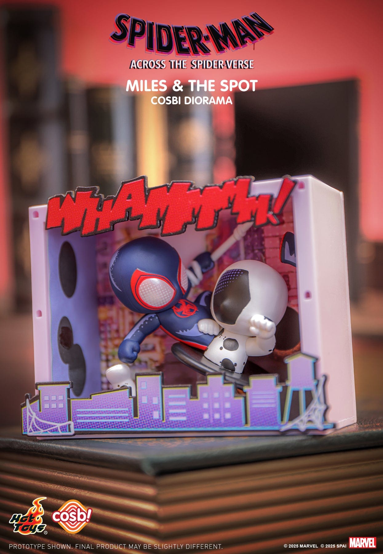 Hot Toys CBX301 Spiderman Across The Spider Verse Cosbi Diorama Collectible Figure Blind Box