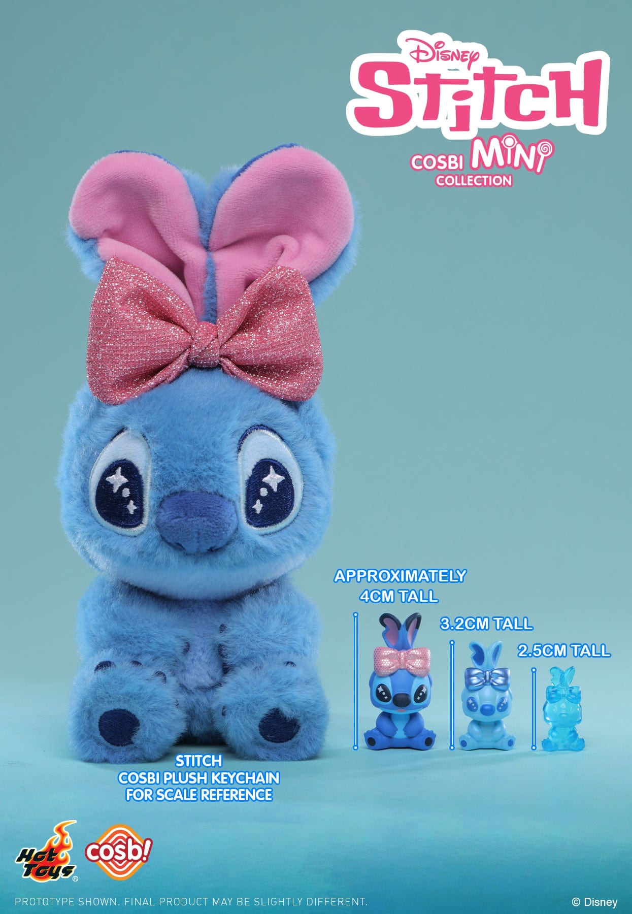 Hot Toys CBX309 Stitch Cosbi Mini Collectible Figure Blind Box