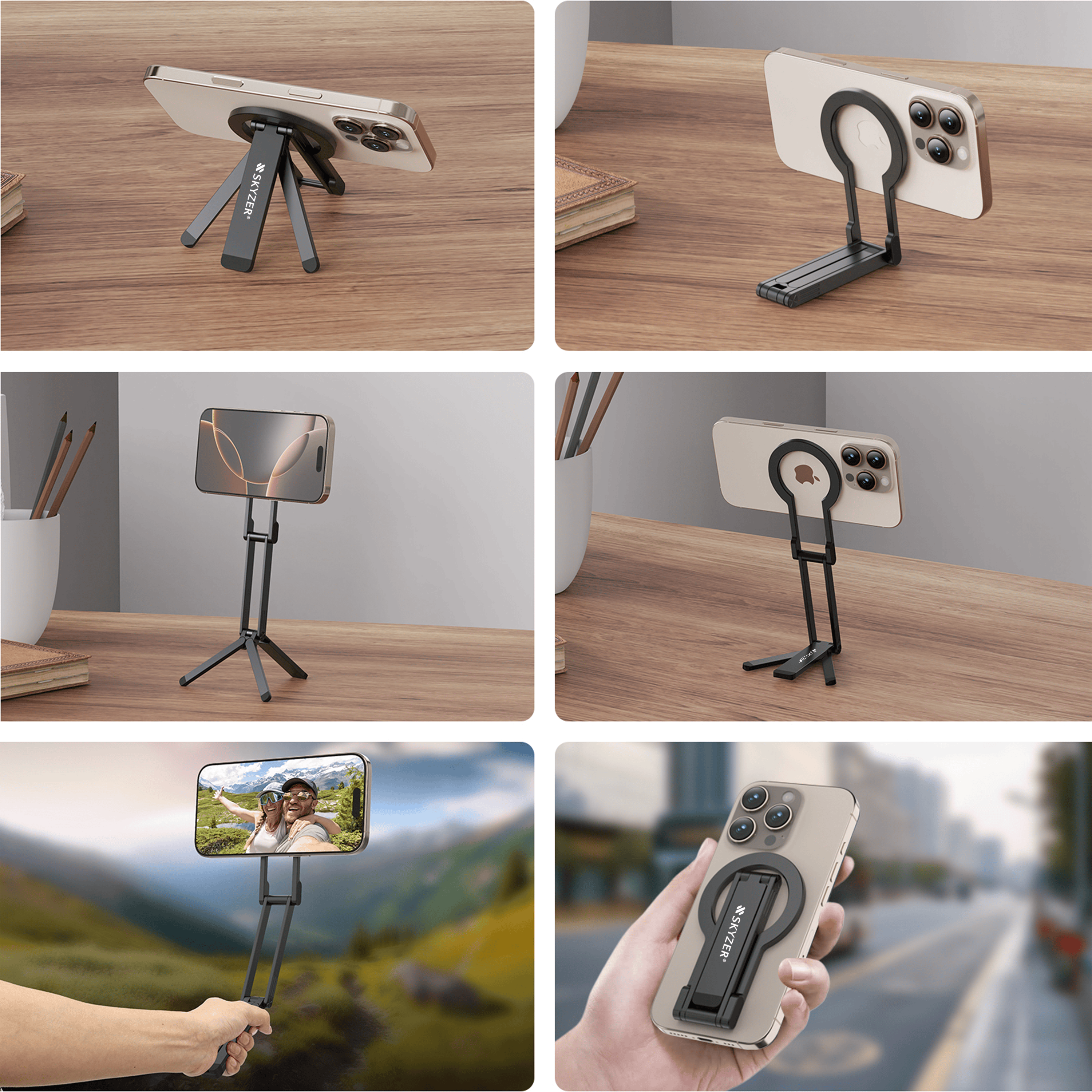 Skyzer MAC100 Magnetic Mobile Phone Tripod